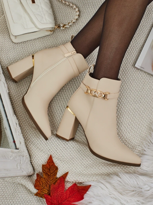 Жіночі ботильйони еко замшеві на підборах Ostirena