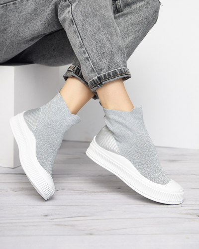 Silber Damen Bejoko Sneakers - Footwear