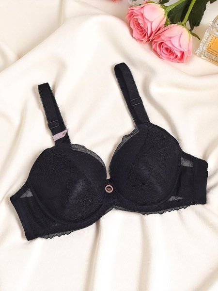 Royalfashion Damen Push-up-BH mit Spitze Coco Lift