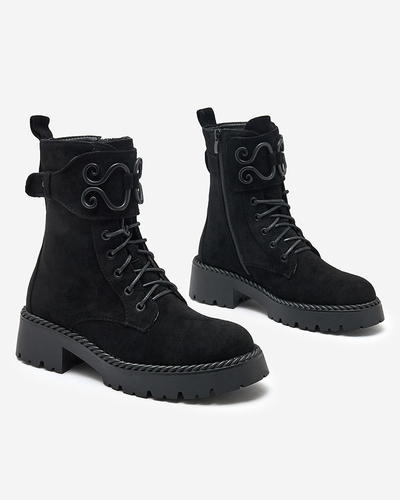 Royalfashion Damen Baggerstiefel Regerre