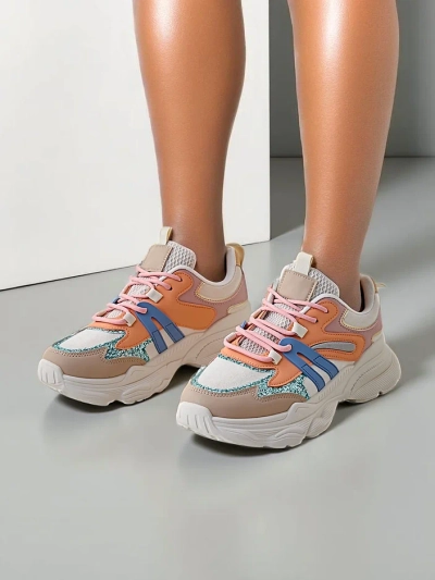 Royalfashion Damen Sportsneaker auf dickerer Sohle Aimo