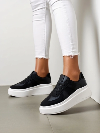 Royalfashion Damen Sportplattform-Sneaker Safirrat