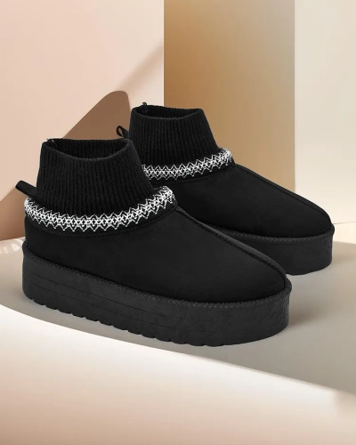 Royalfashion Kurze Damen-Schneestiefel Narorzi