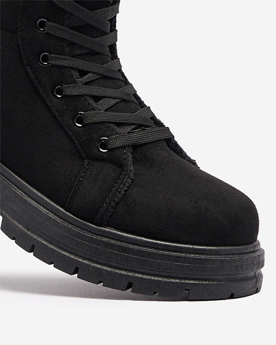 Isolierte Trapper-Stiefel für Damen in schwarzer Farbe Tivica - Schuhe