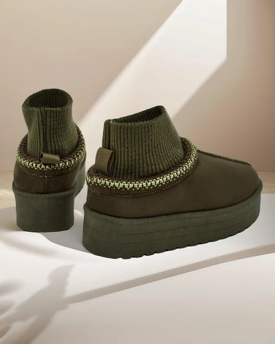 Royalfashion Kurze Schneestiefel für Damen Narorzi