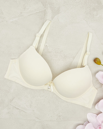 Glatter Push-up-BH für Damen in Beige - Unterwäsche