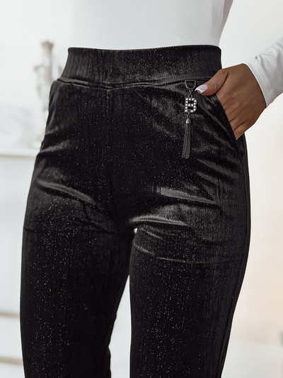 Royalfashion Dunkelbraune Cordstoffhose für Damen