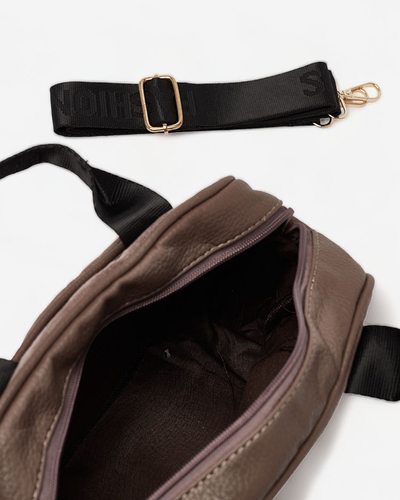 Жіноча маленька сумочка Royalfashion темно-коричневого кольору