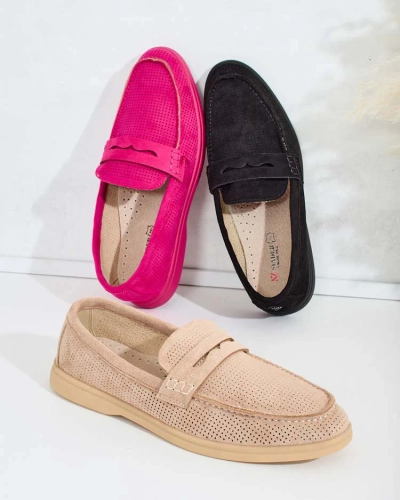 Royalfashion Damen durchbrochene Mokassins Sierro