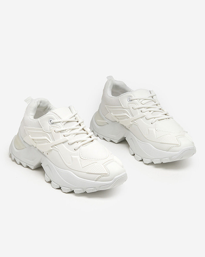 OUTLET Weiße Sportschuhe für Damen Bayart - Schuhe