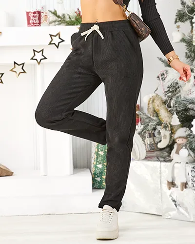 Royalfashion Warme Damen-Sweatpants in Übergröße