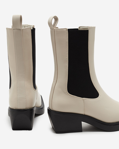 Beige Damen-Stiefel Darran - Footwear