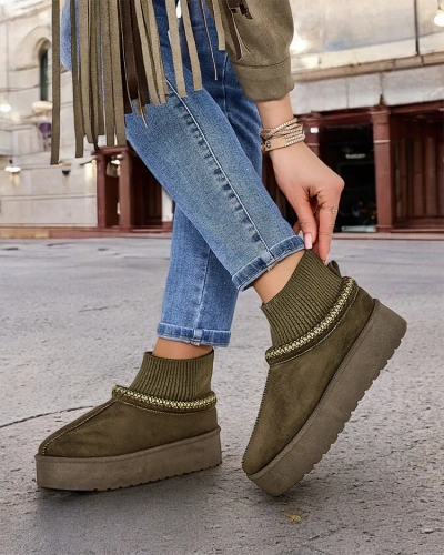 Royalfashion Kurze Schneestiefel für Damen Narorzi