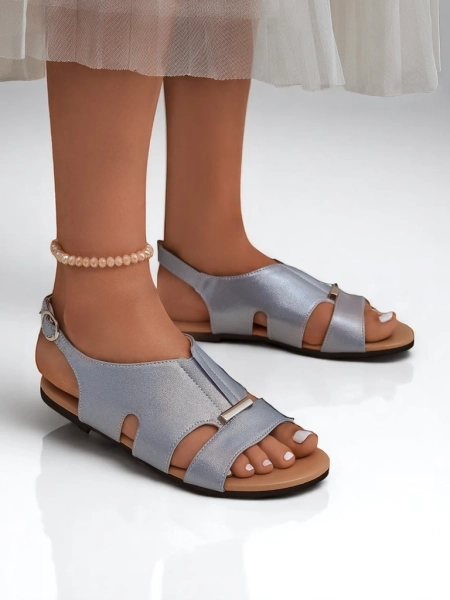 Royalfashion Damen Sandalen mit flacher Sohle Solea Comfort