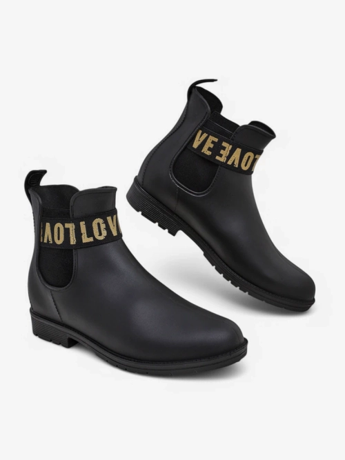 Royalfashion Жіночі матові дощовики з написом Love Love