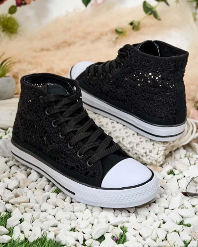 Royalfashion Damen durchbrochene Nictz Sneakers