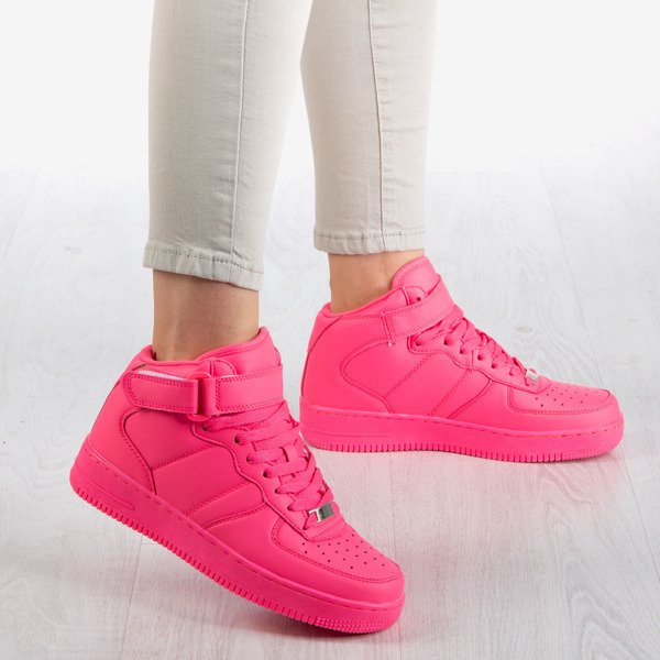 Neonrosa Tiny Dancer Plateau High Trainer - Schuhe