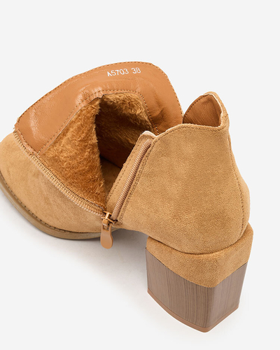 Royalfashion Camel Damen Ricteas Stiletto-Stiefel