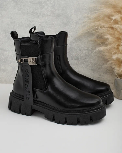 Royalfashion Women's eko Leder Dobinas Stiefel