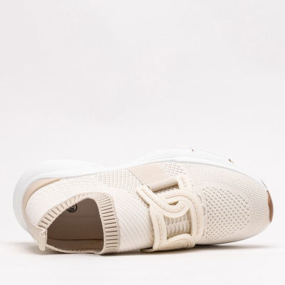 Beige Sportschuhe für Damen Neristo - Schuhe