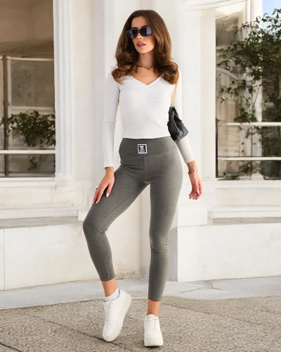 Royalfashion Elastische Damen-Leggings