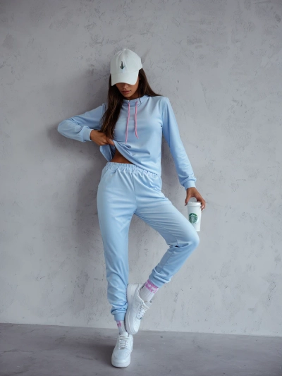 Royalfashion Damen Velour-Style Trainingsanzug Set
