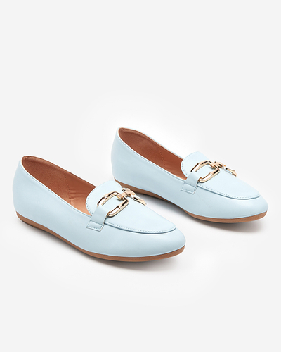 OUTLET Blaue Kesine-Öko-Leder-Loafer für Damen - Schuhe