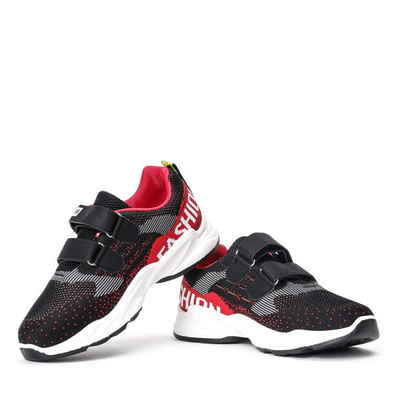 Schwarze Kinderschuhe mit Klettverschluss Oniferi - Footwear 1