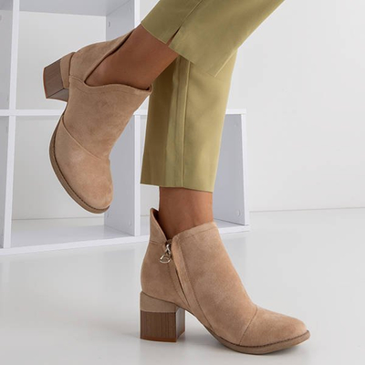 Hellbraune Damenstiefeletten Jeneuer - Footwear