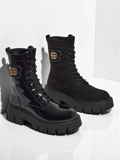 Royalfashion Damen Worker Boots Milloze