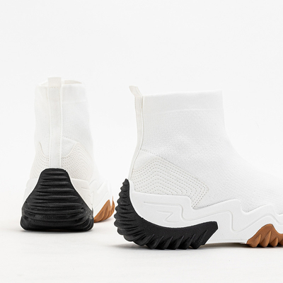 Weiße Tenera Plateau-Sneaker für Damen - Schuhe