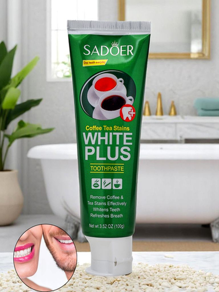 Aufhellende und fleckenentfernende Zahnpasta