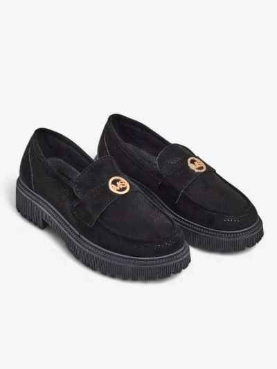 Royalfashion Damen-Eco-Suede-Mokassins Dunes