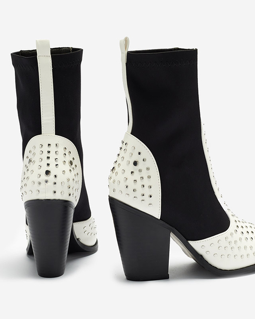 Білі ковбойські чоботи Ricci