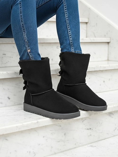 Черевики Stella з екошкіри замші на плоскій підошві