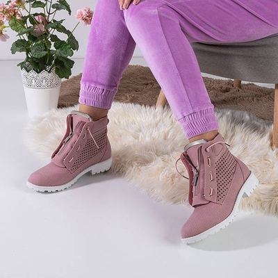 OUTLET Pink Ice Love durchbrochene Wanderschuhe für Damen - Schuhe
