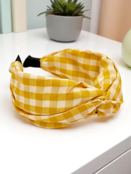 Royalfashion Claras kariertes Haarband