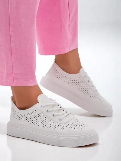 Royalfashion Damskie Ażurowe Sportowe Buty Sznurowane Adette