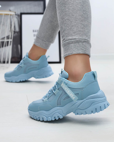 Blaue Damen-Sneaker-Sportschuhe Evilpo- Footwear