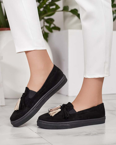 Royalfashion Жіночі мокасини з китицями Bererto