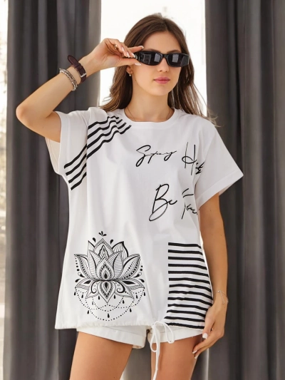 Royalfashion Damen Baumwoll-T-Shirt mit Druck