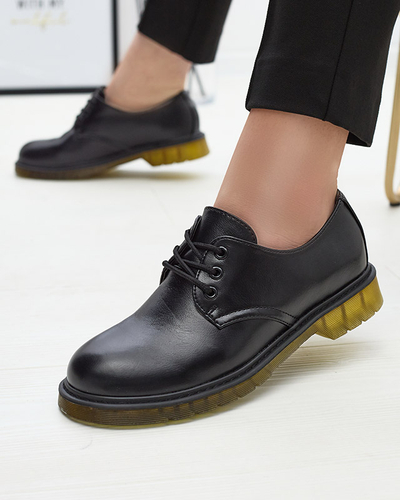 Schwarze Damen-Halbschuhe Heloso- Footwear