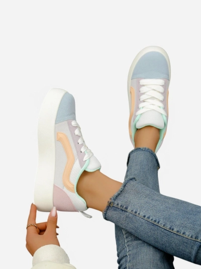 Royalfashion Damen Sport-Sneaker auf einer Plattform Ensis