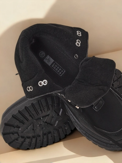 Royalfashion Damen Trapper Stiefel Savelly