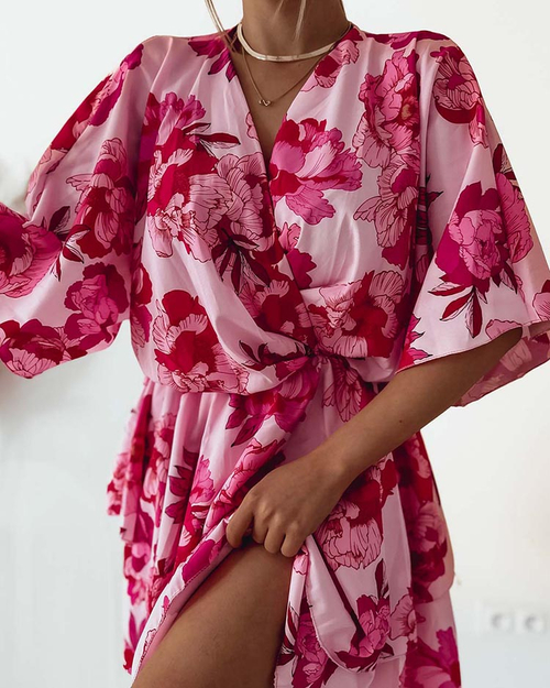 Жіноча міні-сукня Royalfashion з оригінальним візерунком