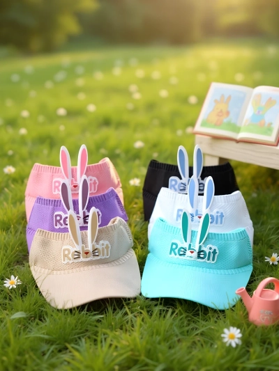 Royalfashion Kinder-Sonnenvisier Hasenohren