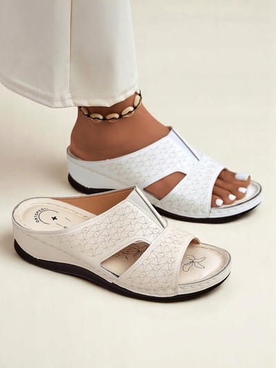 Royalfashion Damen Pantoletten mit dicker Sohle Nova Step