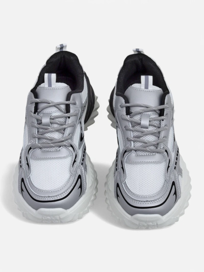 Royalfashion Damen Sportsneakers auf einer dickeren Sohle Nettes