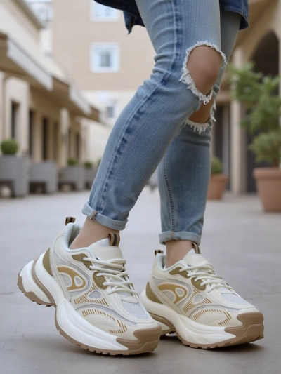 Royalfashion Damen Plattform Sneakers Bellin