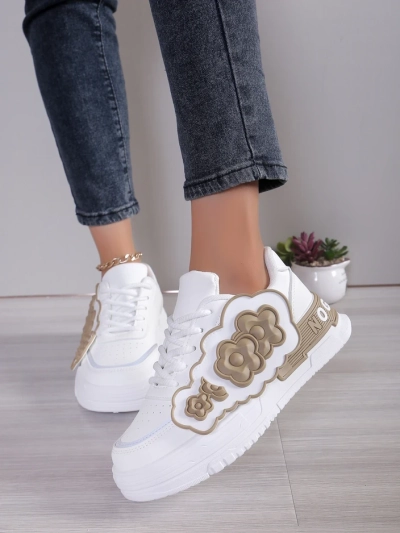Royalfashion Frauen Sneakers mit dekorativem Obermaterial Nendales